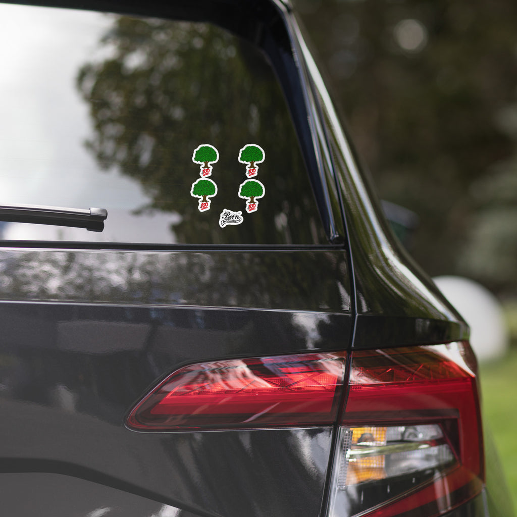 Born 100 Bubble-free stickers