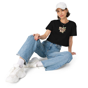 Make Money Not Friends crop top