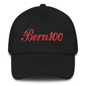 Born 100 Dad hat (Red)