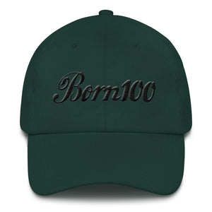 Born 100 Dad hat (Black)