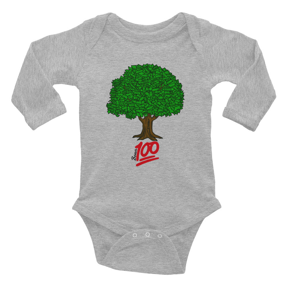 Money tree Infant Long Sleeve Bodysuit