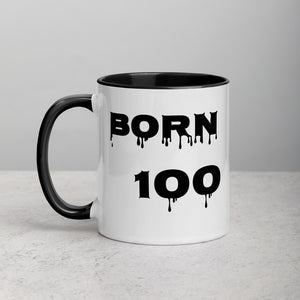 Real is Rare Mug with Color Inside (Black)