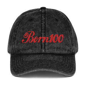 Born 100 Vintage Cap