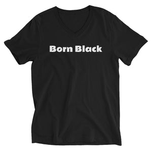 Born Black (customizable) V-Neck Tee