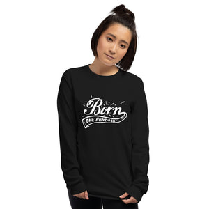 Born 100 Swoop Unisex Long Sleeve Tee