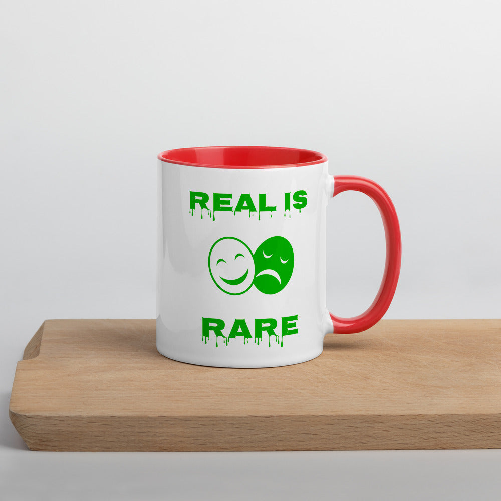 Real Is Rare Mug with Color Inside