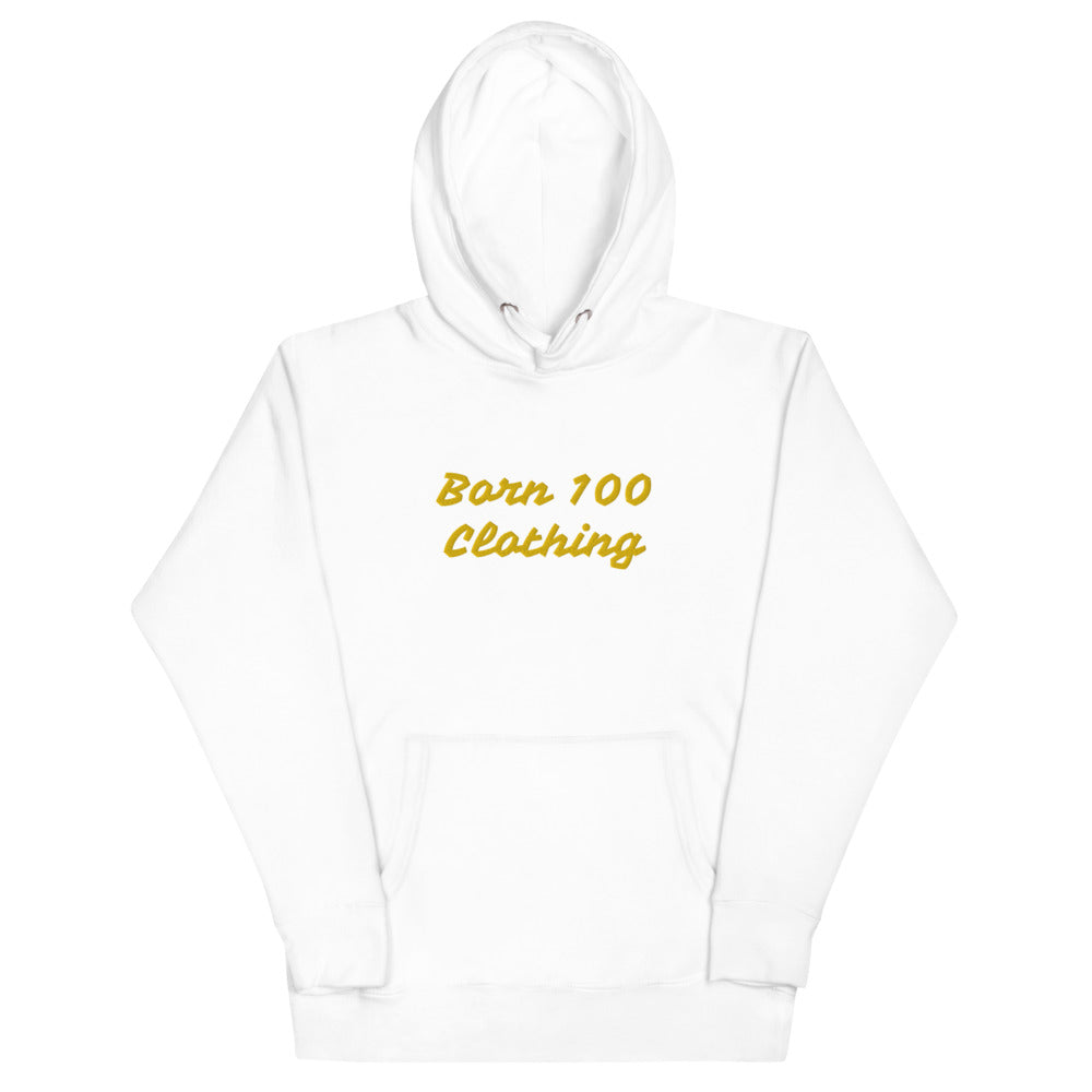 Born 100 Simple Unisex Hoodie